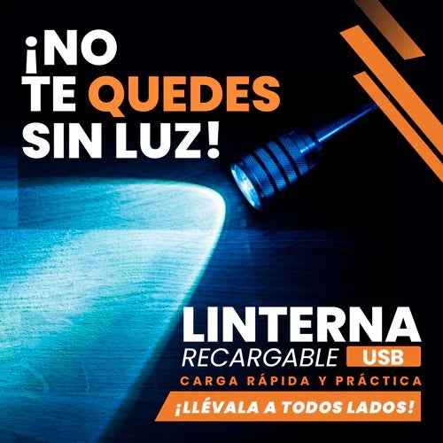 Linterna Taiser Titanium™ TÁCTICA DE ALTA POTENCIA